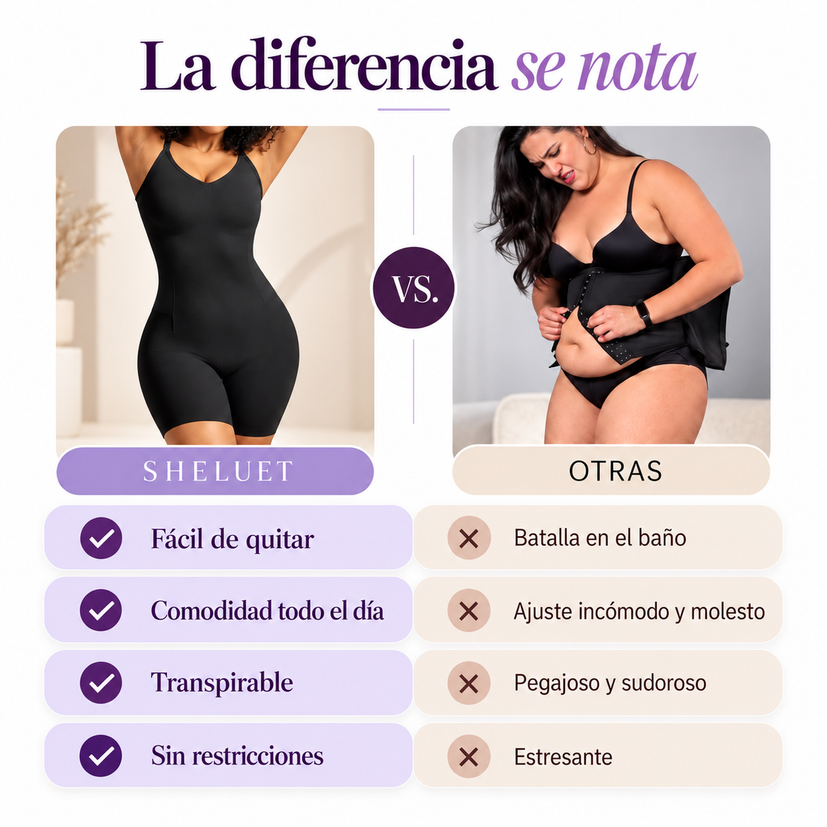 OpenContour™ — Body Moldeador sin Costuras con Apertura en la Espalda