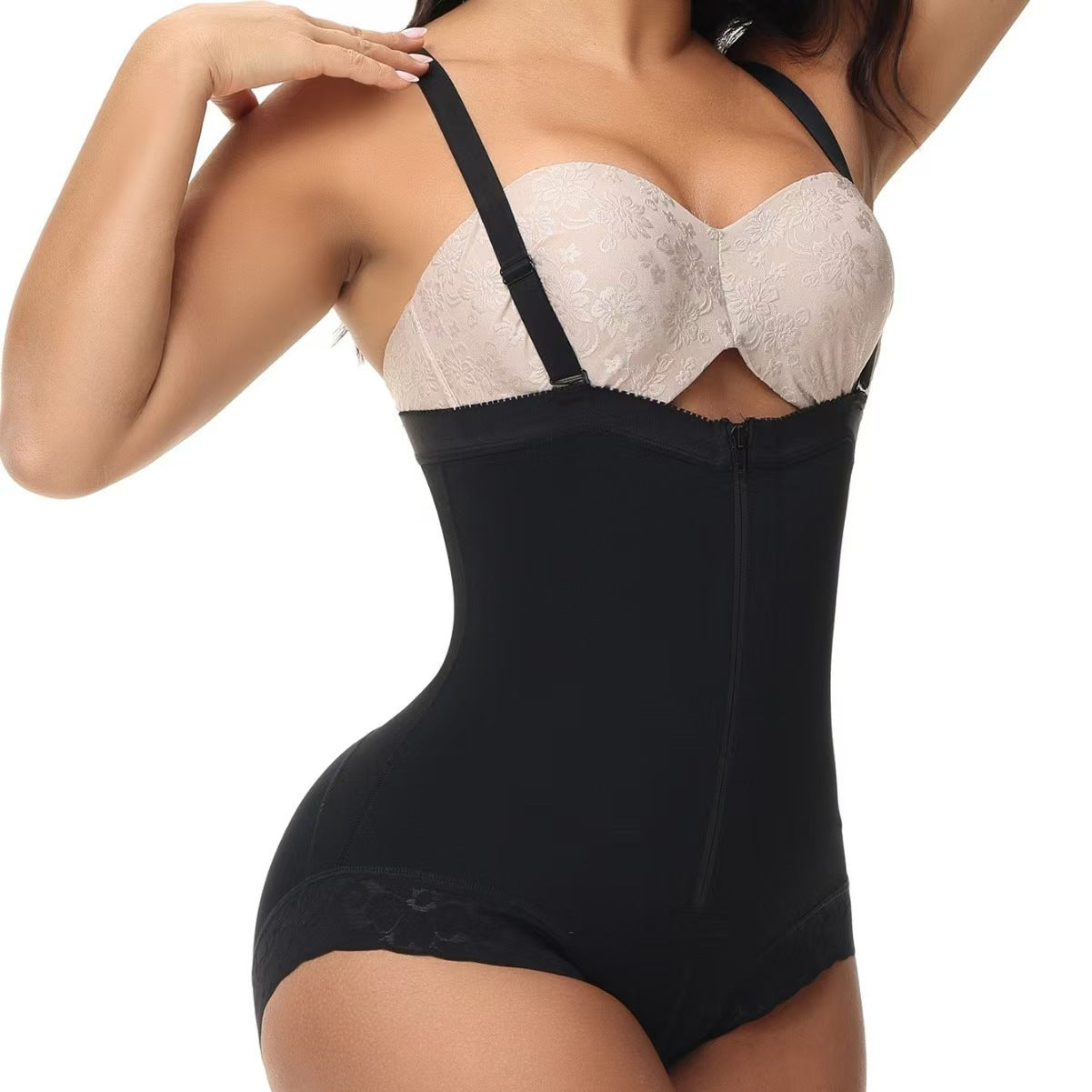Zipper Front Body Shaping Garment