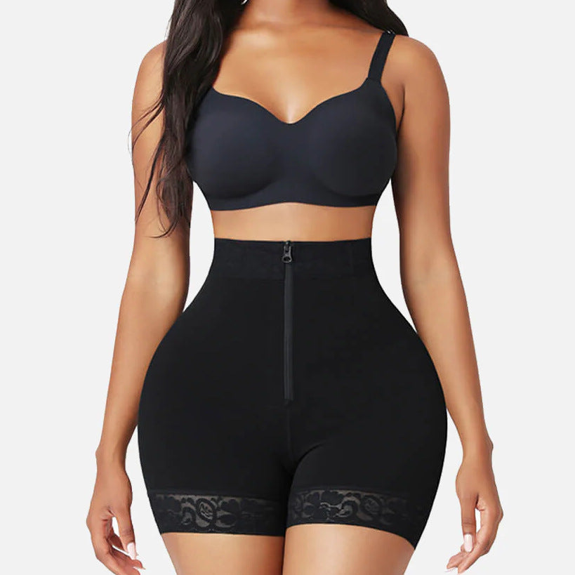 High-Waisted Lace Shapewear Pants