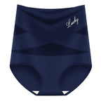 High-waisted abdominal-reinforcing underwear