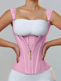 Mesh Posture Correcting Shapewear Top with Adjustable Compression