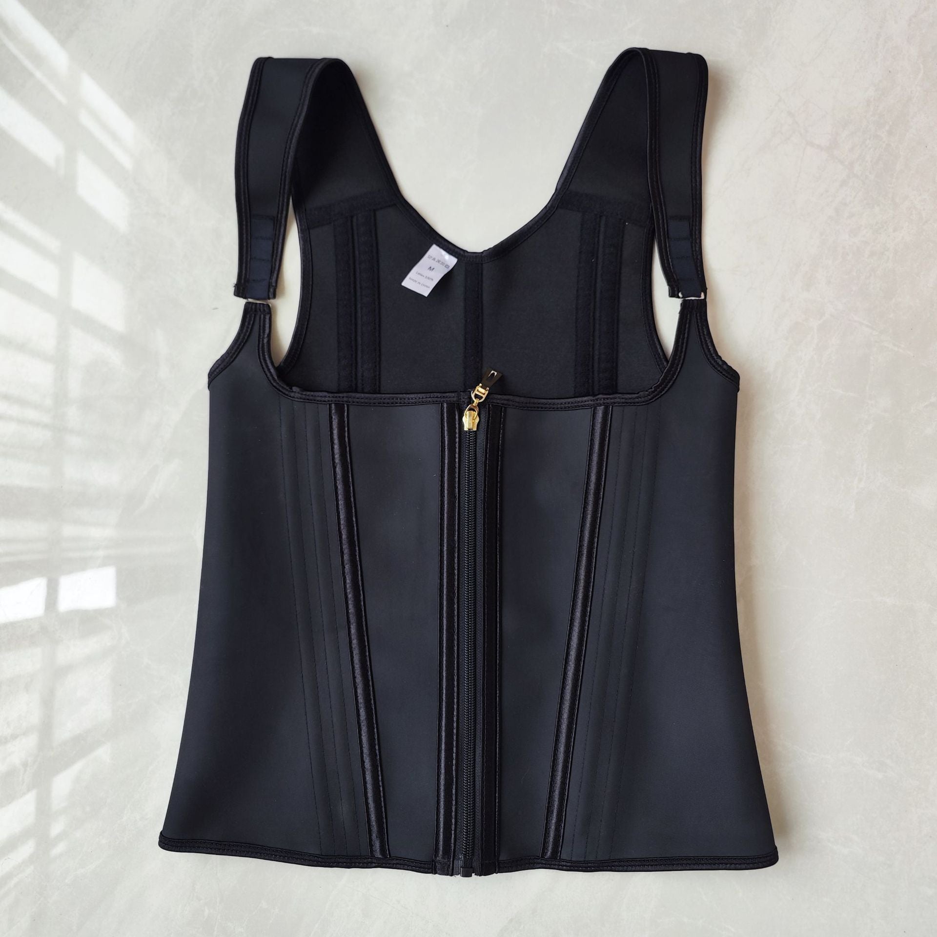 Mesh Posture Correcting Shapewear Top with Adjustable Compression