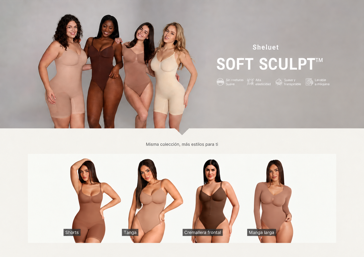 SoftSculpt™ — Body Faja Moldeadora de Cuerpo Completo sin Costuras