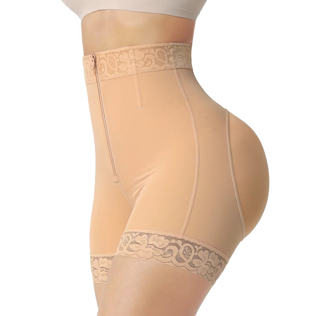 High-Waisted Lace Shapewear Pants