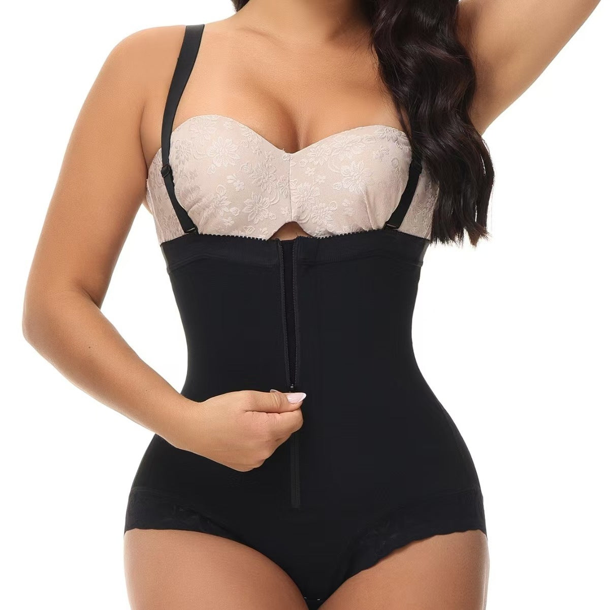 Zipper Front Body Shaping Garment