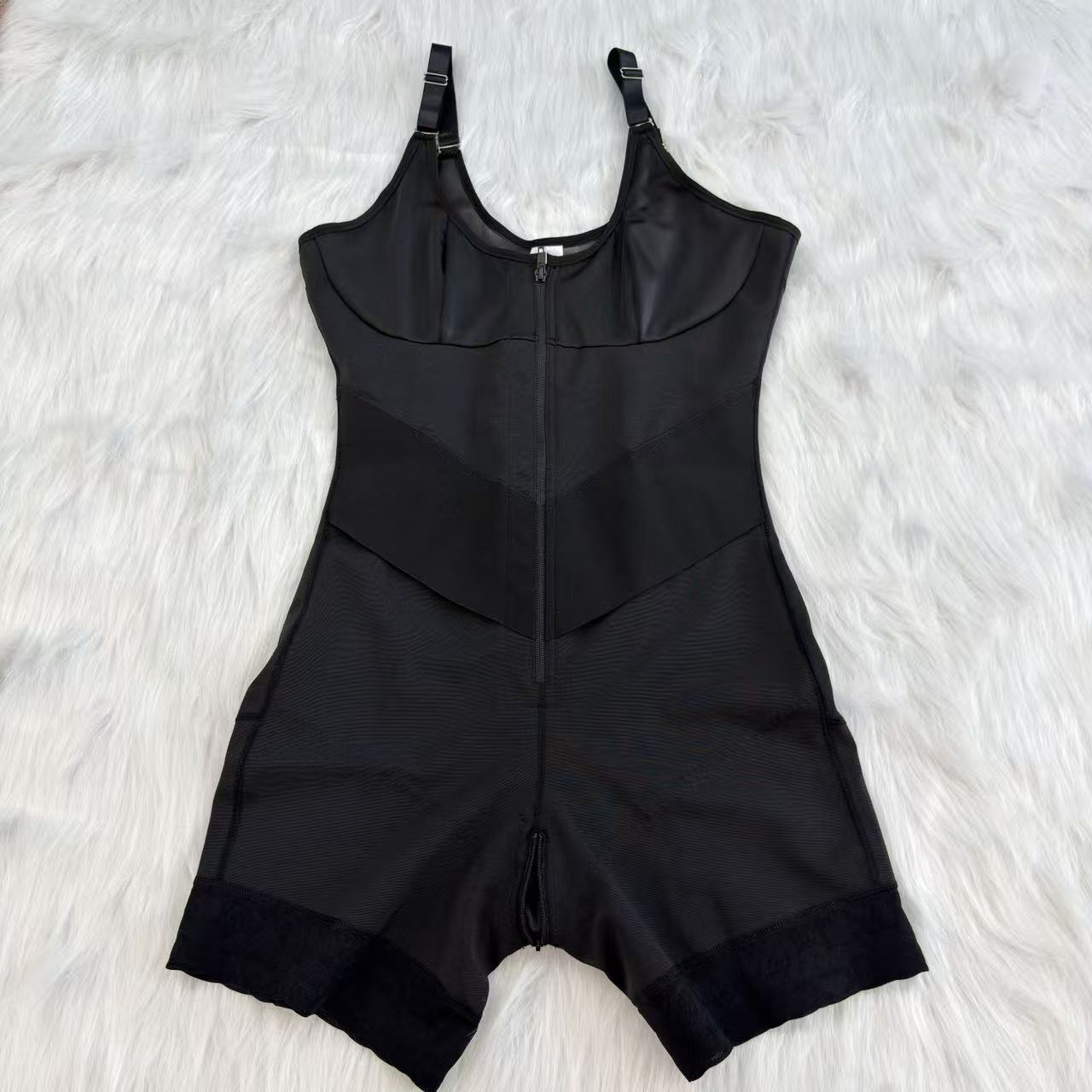 High-waisted lifting and buttock-enhancing body-shaping garment